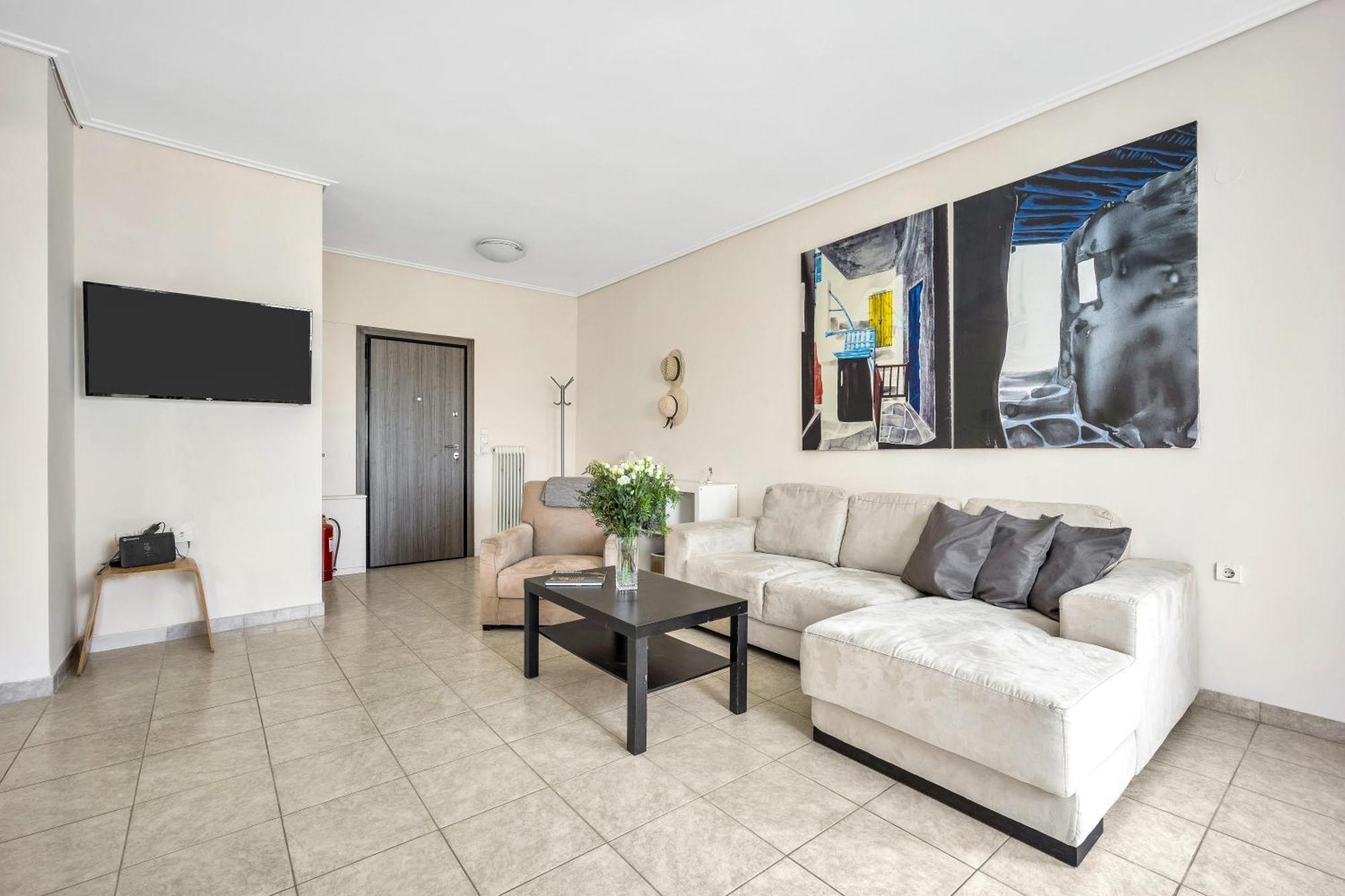 Fabulous Central Apartment Close To The Sea! Chalkís Exterior foto